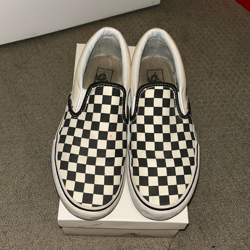 Platform Checkered Vans!